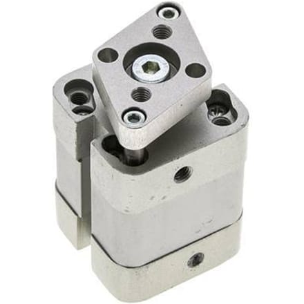 ISO 21287 Compacte Dubbelwerkende Cilinder 25-10mm - Magnetisch - Niet-roterend