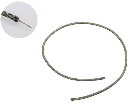 Boston PBWS1 Shielded Push Back Wire – 30 cm, Gevlochten, USA Made