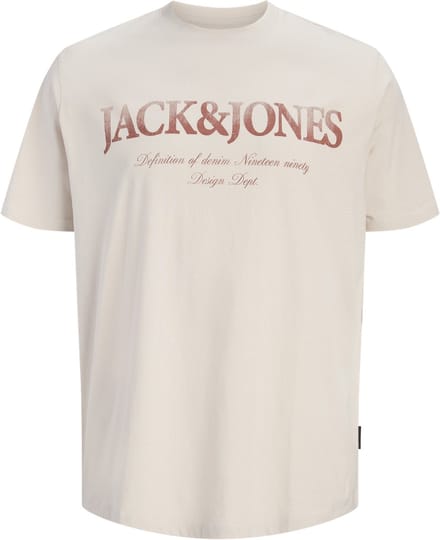 JACK&JONES PLUS - JJDEVIN DAYTONA PRINT TEE SS CN PLS PLUS - Heren PLUS - T-shirts