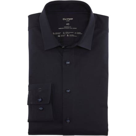 OLYMP Luxor 24/Seven Overhemd, Modern Fit, New Kent, Marineblauw