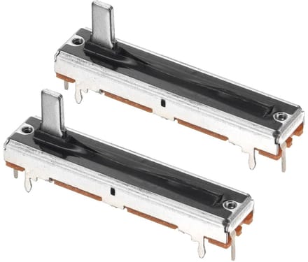 Lineaire Potentiometer - Variabele Weerstand Fader - Signaal Instellen - Lineaire Eigenschappen - 45 mm - Metaal