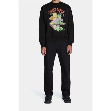 Daily Paper Hoji Sweater Black Größe: S | Pullover Outlet | Unisex | Schwarz