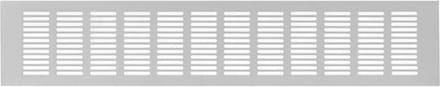 Plintrooster aluminium - zilver L=500mm x H=100mm - RA1050S