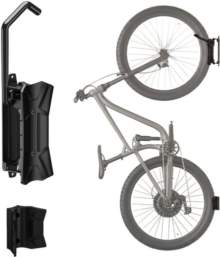 Maclean - Fietsbeugel - fietsrek / wandhouder, max. draagvermogen 35 kg, instelbare hellingshoek, staal, MC-171