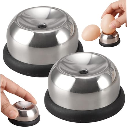 Eierprikkers - Keuken Gadget - Makkelijk Eieren Koken - Intrekbare Naald - Compact Formaat - Zilverkleurig