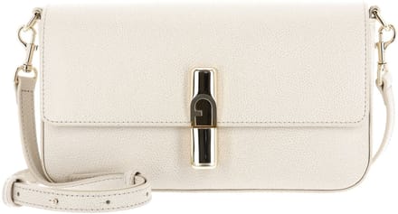 FURLA Leren schoudertas Iride Crossbody Bag Butter crème