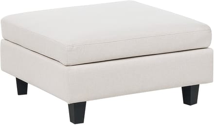 UNSTAD - Hocker - Lichtbeige - Polyester