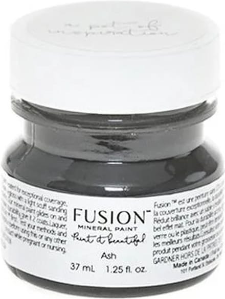 Fusion Mineral paint - meubelverf - antraciet - krijtverf - Ash - 37ml