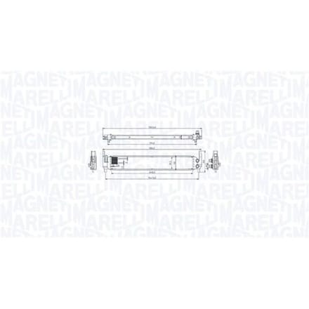 Lage-temperatuurRadiator, laadluchtRadiator MAGNETI MARELLI 351319206060