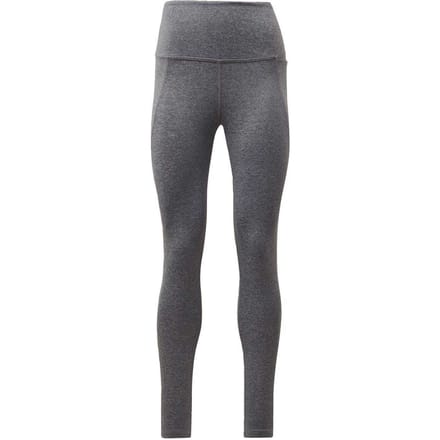Reebok Dames Lux Fitted Trainingsleggings (Donkergrijs Heather)
