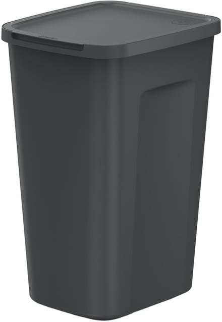 Keden - Afvalemmer - Prullenbak - inhoud 50 liter - COMPACTA Q PLUS - Zwart