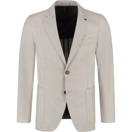 Blazer Michael Kors Linen Blend Check