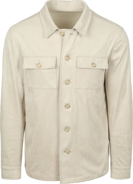 Suitable Pasetta Overshirt Ecru - Maat S - Heren