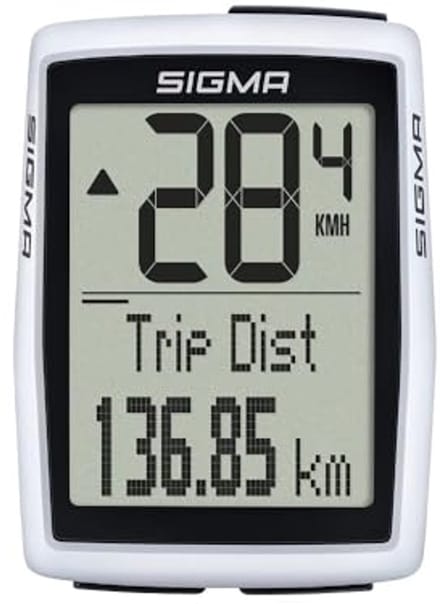 Fietscomputer met Draadloze Functies en Groot Display voor Sportieve Fietsers