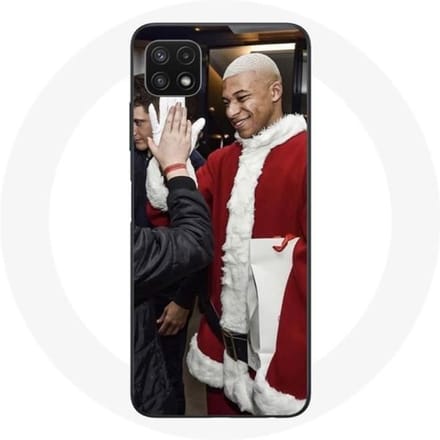 Coque pour Samsung Galaxy A22 5G Mbappé Foot Joyeux noël