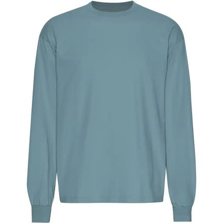 T-shirt met oversized lange mouwen Colorful Standard Organic Stone Blue