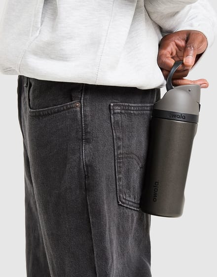 Owala FreeSip 0.47L Water Bottle - Grijs- Dames, Grijs 0.47L