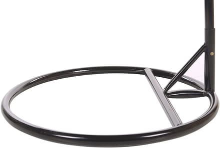 STAN - Hangstoel - Zwart - Staal