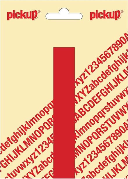Pickup plakletter Nobel 120mm rood I - 31022120I