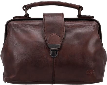 Bear Design Julia M Medium Handtas Dames - Leer - Bruin