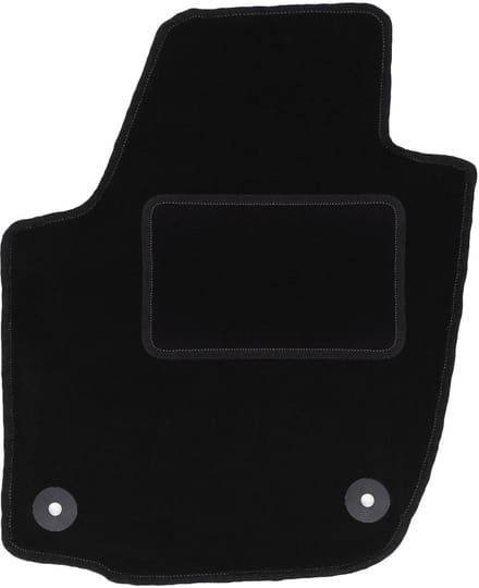 Chauffeursmat zwart voor: Skoda Praktik combivan (2006-2015)