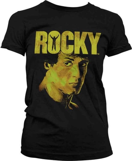 Rocky Dames Tshirt -S- Sylvester Stallone Zwart