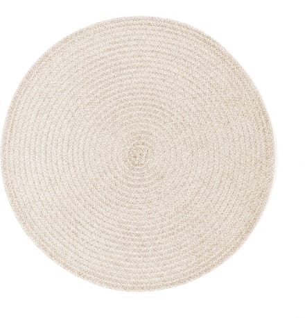 Placemat MELANGE rond, SET/6, dia 38cm, naturel