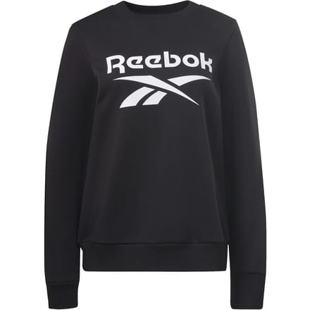 Dames fleece sweater met ronde hals Reebok Identity Big Logo