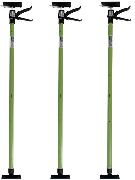 Plafondsteun - Telescopisch Verstelbaar tot 290 cm - Eenhandbediening - Montagesteun - Gemonteerd - Set van 3