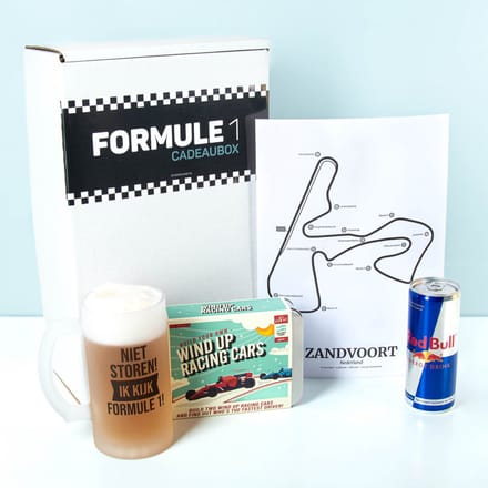Cadeaubox Formule 1 van Ditverzinjeniet.nl