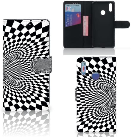Huawei Y7 (2019) Book Case Illusie