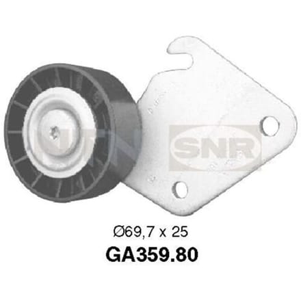 Geleide rol/omdraairol, Poly V-riem SNR GA359.80