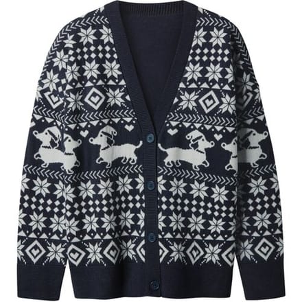 ESMARA Dames kerstvest (Marineblauw, S (36/38))