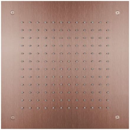Herzbach DESIGN iX PVD rain shower for ceiling installation square 38 x 38 cm 21.638000.2.39