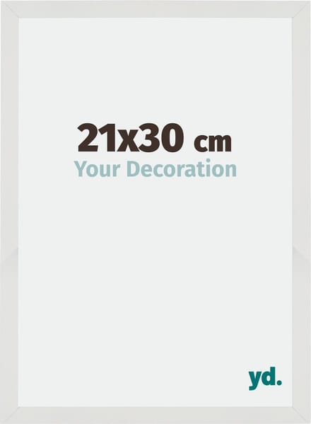 Your Decoration - Fotolijst 21x30 cm - MDF - Wit Mat - Mura