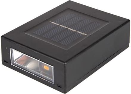 LED solar gevellamp - Neutraal wit - 2 kanten