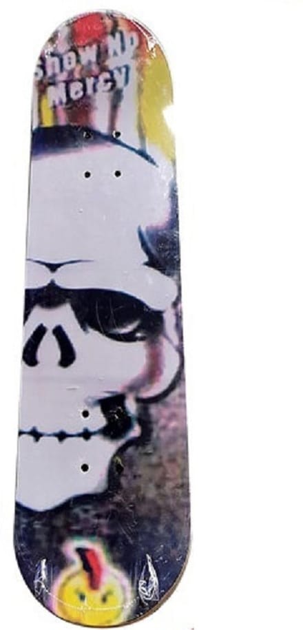 Skateboard met schedelprint voor kinderen 81 cm - Actief buitenspeelgoed - Skateboards