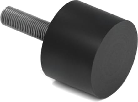 Rubbermagazijn - Trillingsvoet - Type D - 20x15mm - M6 - Set 10 stuks