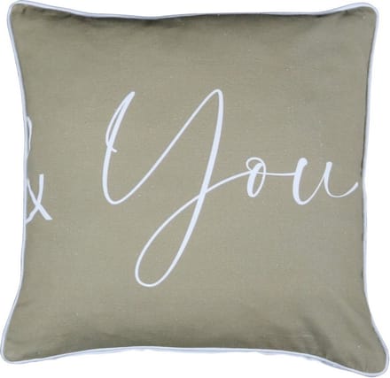 Sierkussen - Organic &you - Taupe - 45 Cm X 45 Cm