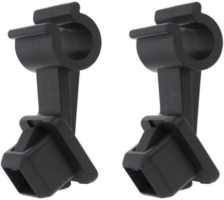 Dailygoods- Ondersteuningstaaf 2 stuks - Klem/Clip - Compatibel met