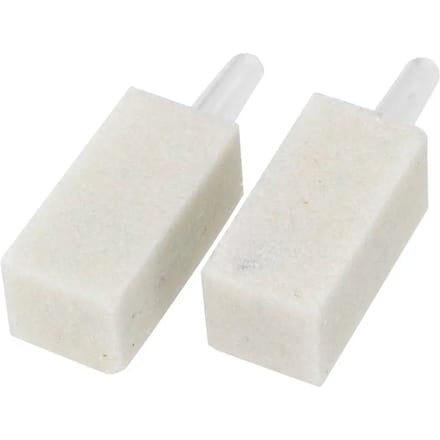 Ebi Uitstroomsteen - Vierkant - Wit - 2.5 x 2.5 cm