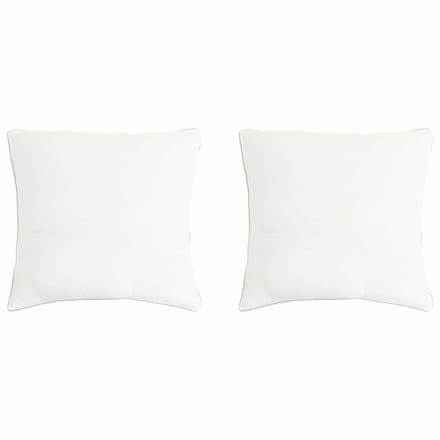 vidaXL - Hoofdkussen - 2 - st - 40 - x - 40 - cm - Bamboevezel - Wit