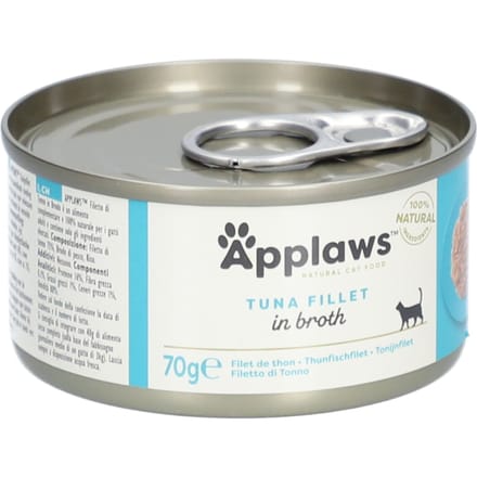 APPLAWS Nat kattenvoer met tonijnfilet 70 Voeding
