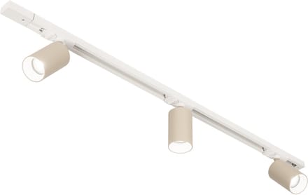 Lumidora Railspot 75287 - AREZZA - 3 Lichts - GU10 - Wit - Beige - Zand - Metaal