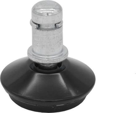Bureaustoel glijders set - zwart - diameter 3,5cm