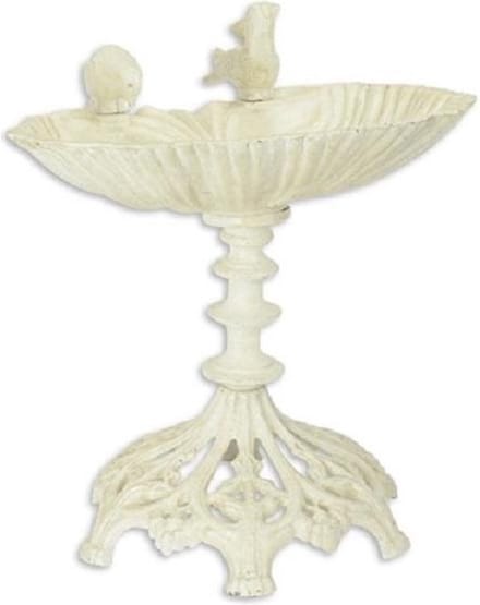 Vogelbad - Lelieblad - Gietijzer - 54 cm hoog