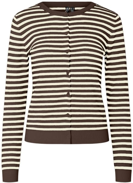 PIECES - PCNORA LS O-NECK KNIT CARDIGAN NOOS BC - Dames - Cardigans
