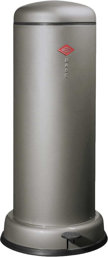 WESCO Big Baseboy Prullenbak met Soft Close | 30 Liter | Metaal - Grafiet | Pedaalemmer