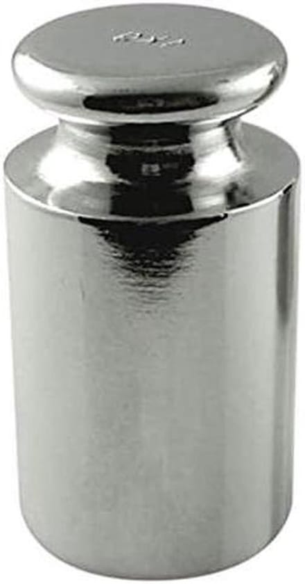 Calibration weight for digital scale, carbon steel, chrome finish, 1000G (1kg WGT)