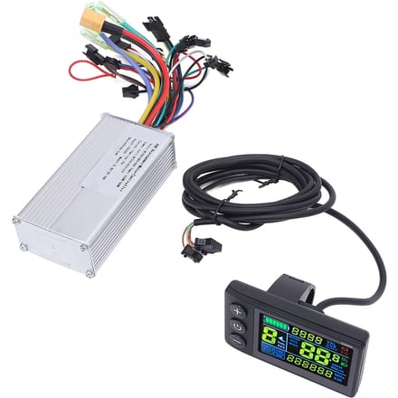 LCD Displaypaneel Borstelloze Motor Controller Kit 36V 48V 60V 450W 500W Sinusgolf Motor Snelheid Controller voor Elektrische white